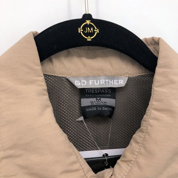 NEW Trespass Shirt Mens M Baddenotch Hiking Travel Anti Mosquito UPF 40 Duo Skin - Picture 3 of 8